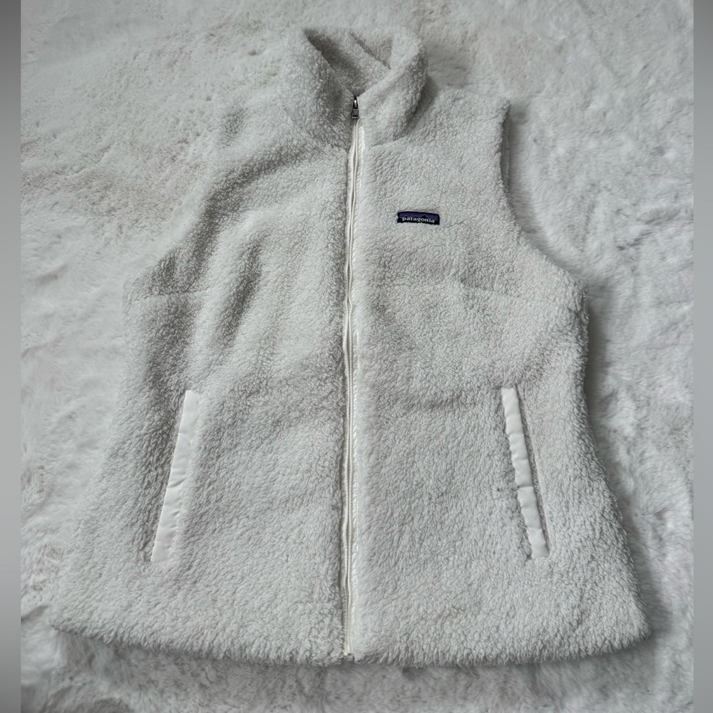 Patagonia white/Cream Fleece Vest